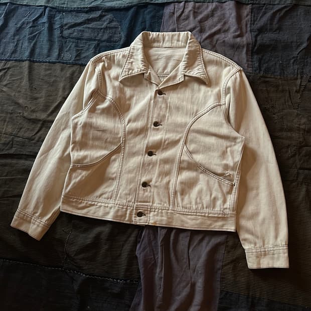 70s USA LEE Mole Skin Western Jacket