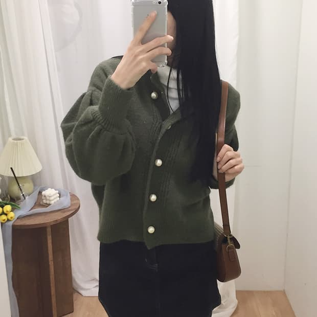 여성 라코스테 니트 가디건 100