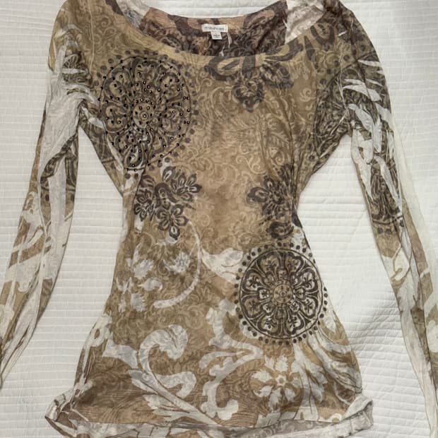 오리엔탈 y2k 빈티지 롱슬리브 긴팔 티셔츠