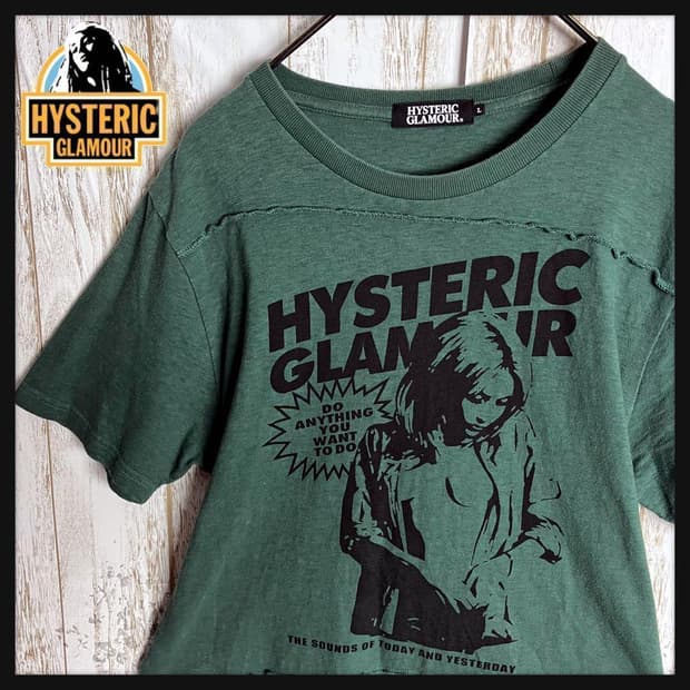 히스테릭 글래머 히스걸 그래픽 반팔 티셔츠