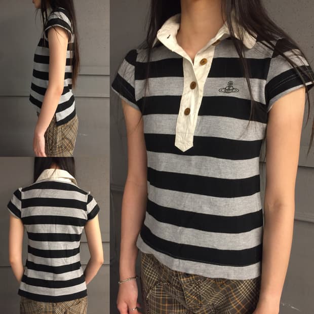 Vivienne Westwood Red Label 스트라이프 반팔