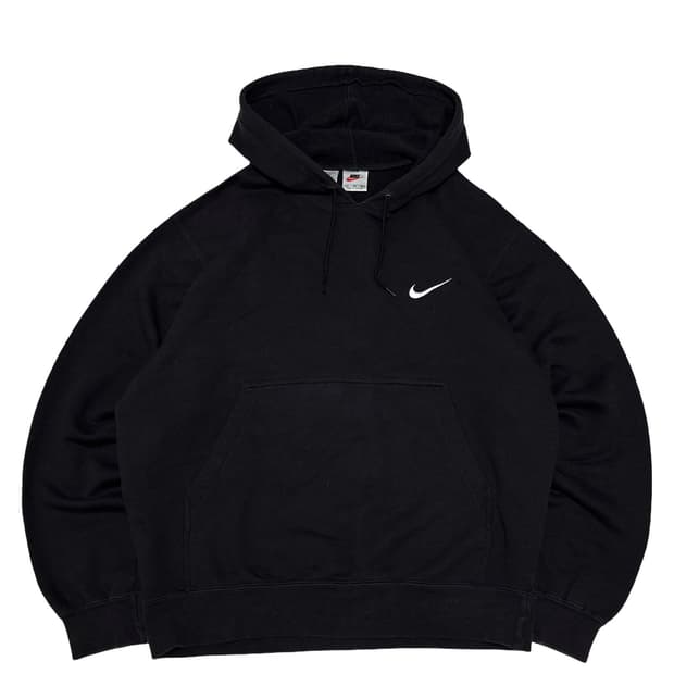 00‘s 나이키 스우시 블랙 후드티