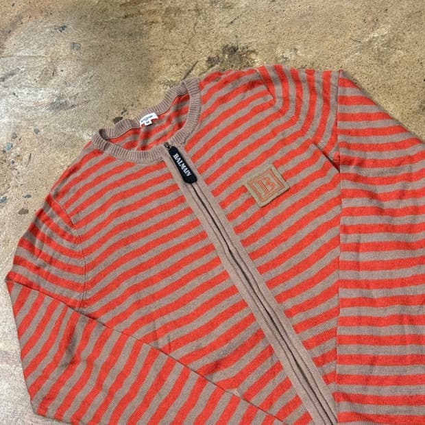 [정품/M] 발망 스트라이프 집업 가디건 b17