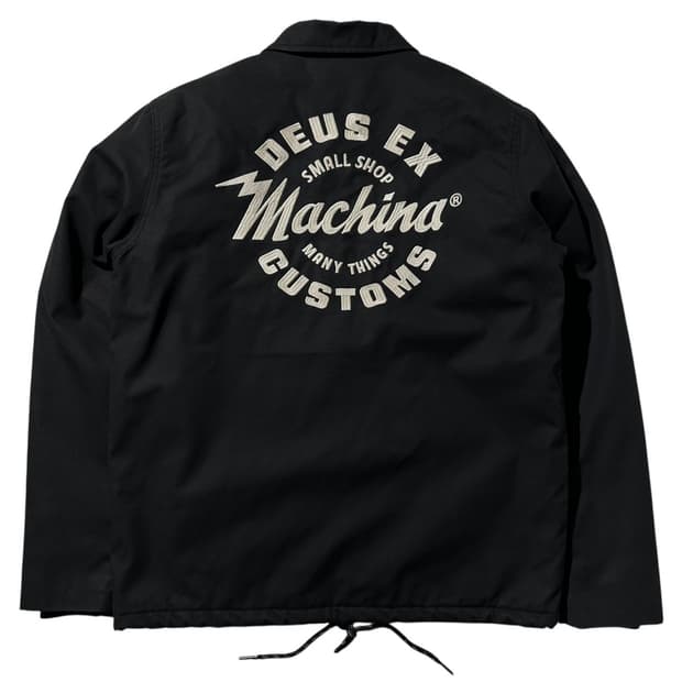 데우스 엑스 마키나 백로고 코치 자켓