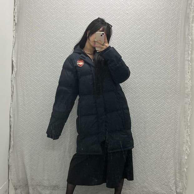 나이키 올드스쿨 스포티 아스날 롱패딩 M C06809