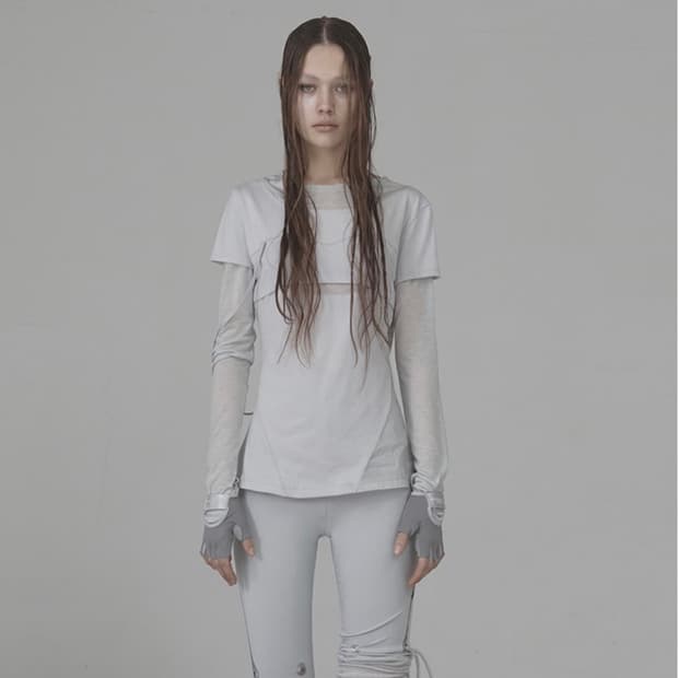오호스 Layered Shoulder Strap Long Sleeves