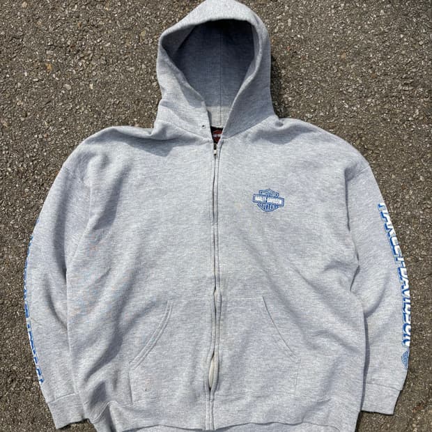 00s 할리데이비슨 후드집업 B221