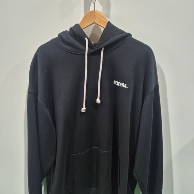 뉴에라 블랙 후드티 XXL