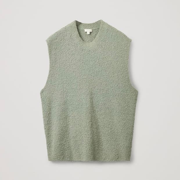 COS 릴랙스드 베스트 그린