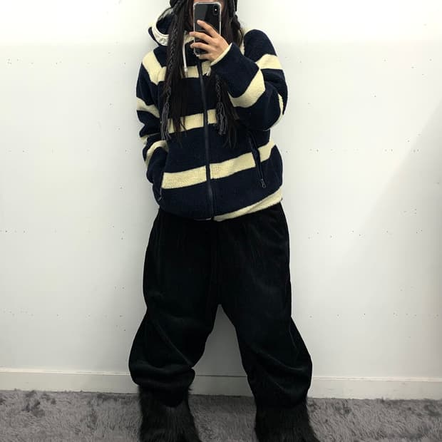 Helly hansen 스트라이프 플리스 자켓