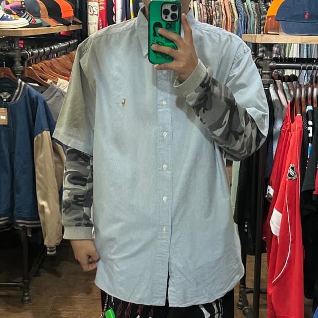 [HI] 폴로 랄프로렌 반팔셔츠 스카이블루