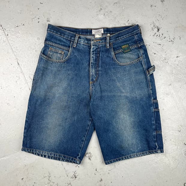 빈티지 게스 by Georges Marciano 카펜터 데님 쇼츠