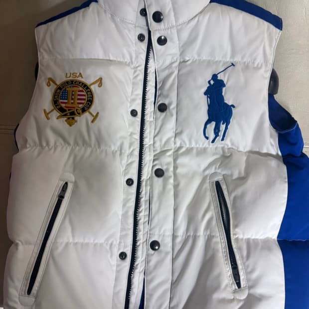 폴로 패딩조끼