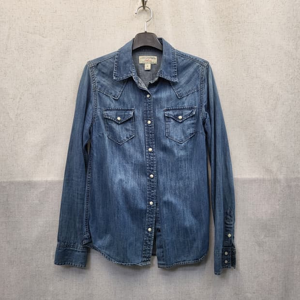 후아유 데님 셔츠