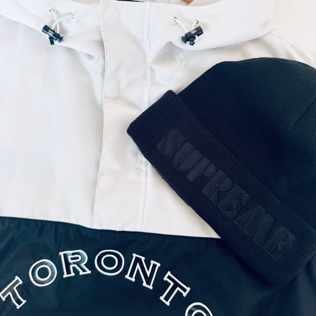  NBA 토론토 랩터스 컬러 블록 아노락 자켓