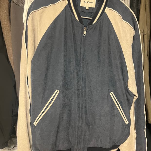 Art if acts Vintage Souvenir Jacket 네이비