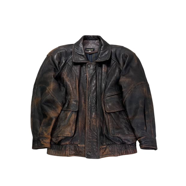 100 아메리칸빈티지 90s 램스킨 가죽자켓