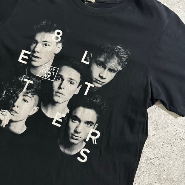 Why Dont We 8 Letters 그래픽 반팔 티셔츠/083