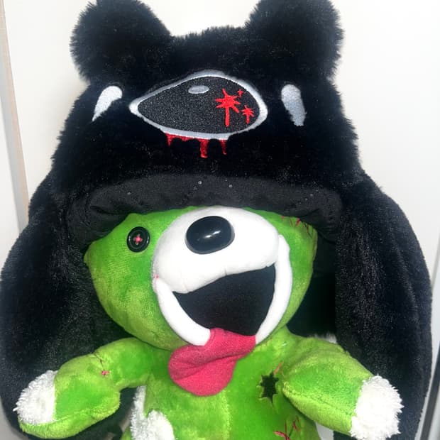 gloomy bear trapper hat