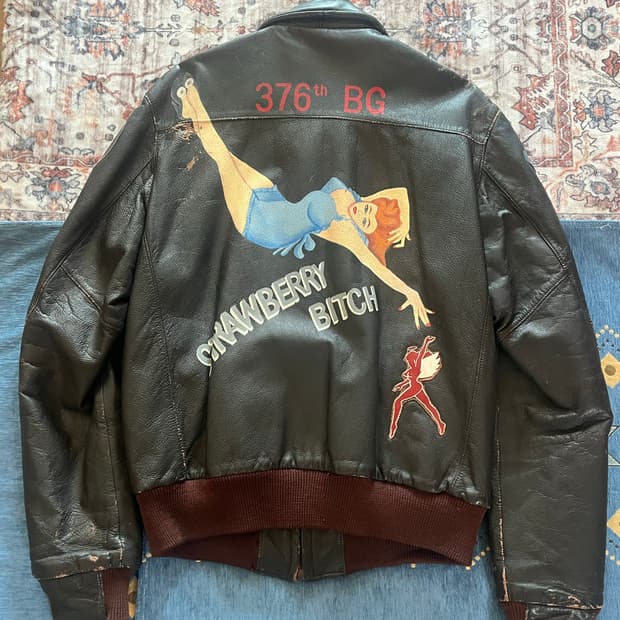70s 80s L.L Bean G-1 Leather Jacket
