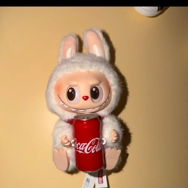 팝마트 라부부 코카콜라 시리즈 행복 요정 키링