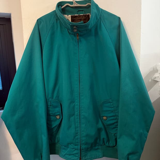 80- 90년대 Eddie Bauer 스탠드칼라 코튼 블루종