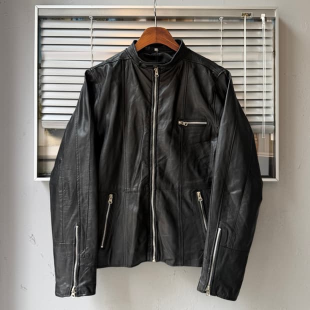 Vintage lambskin leather jacket