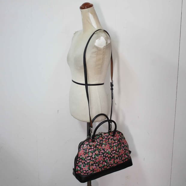 B-10589/코치 정품 여성용 플라워 크로스백