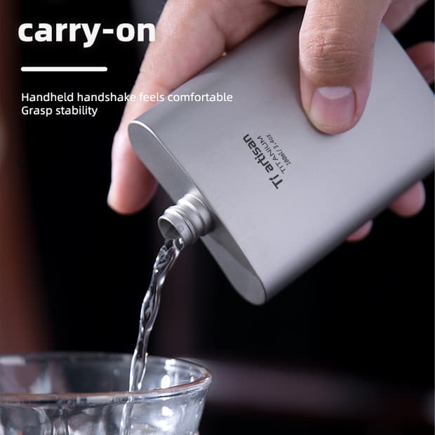 티타늄 힙 플라스크 소주 양주 위스키 텀블러 머그컵
