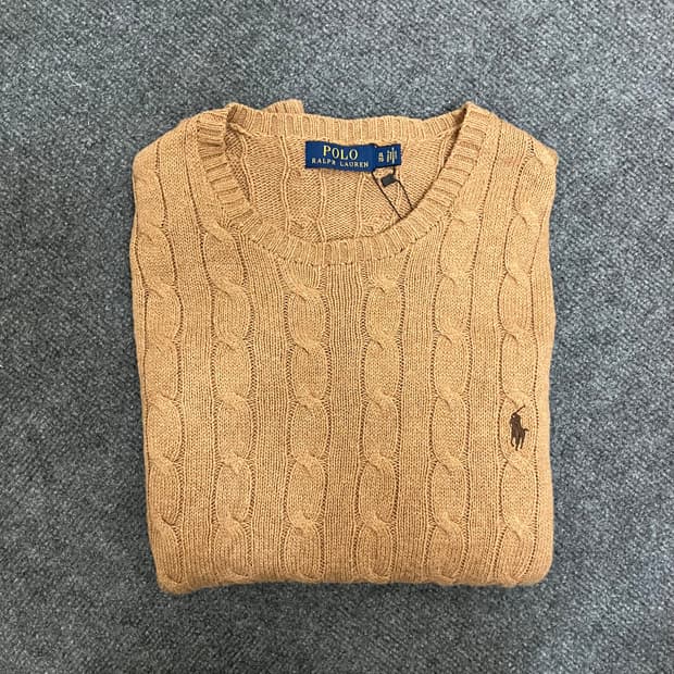 N109 폴로 꽈배기 케이블 니트