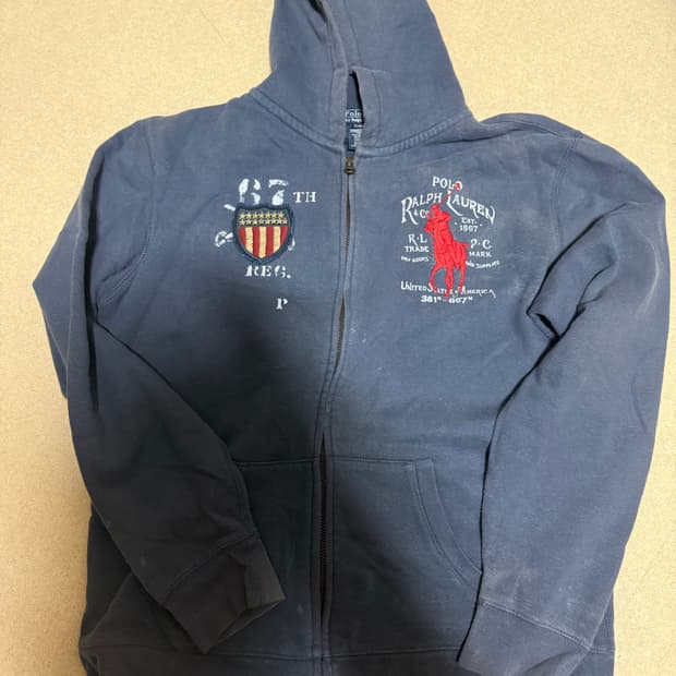 폴로 빅포니 후드집업