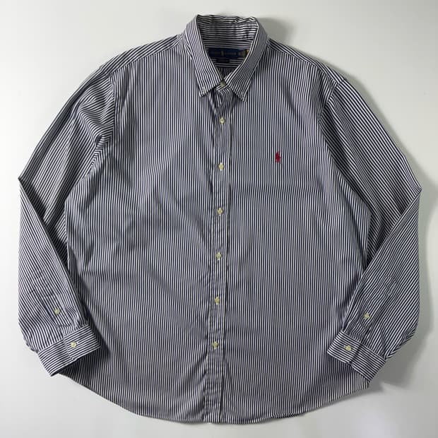 Polo  폴로 랄프로렌 신형 자수 코튼 스트라이프 셔츠 