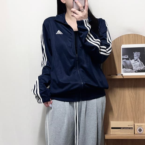 [정품] 아디다스 네이비 MTS 삼선 져지 [ L ]