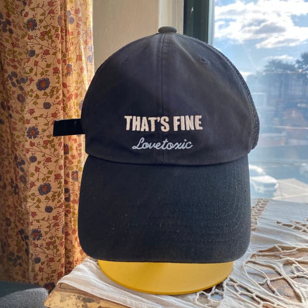 블랙 메쉬 볼캡(F)