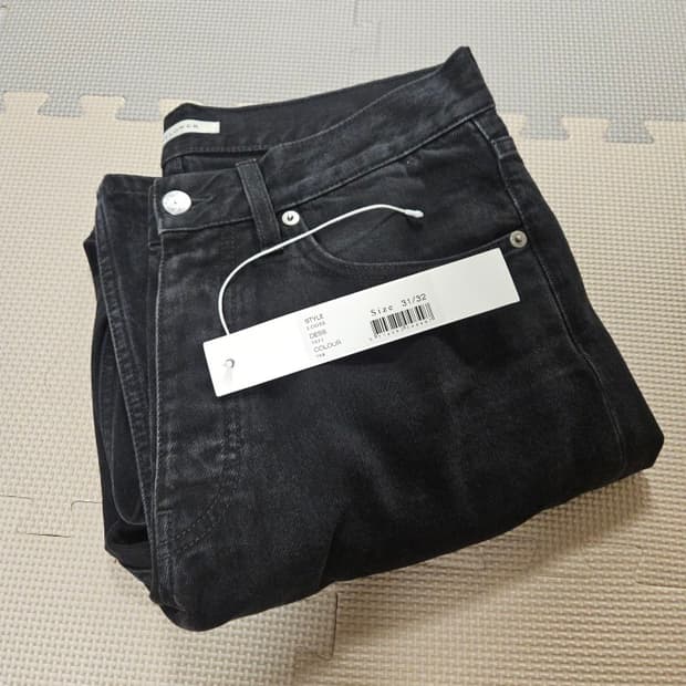 썬플라워 루즈 데님 31/32 워시드블랙