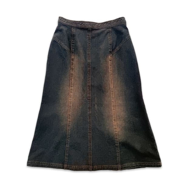 빈티지 미디 스커트