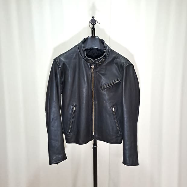 (택포) 싱글라이더 레이서 소가죽 자켓 M B686