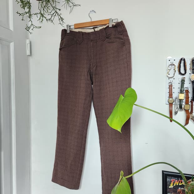 60s 에디 바우어 헤비 코튼 웨스턴 팬츠(USAmade)