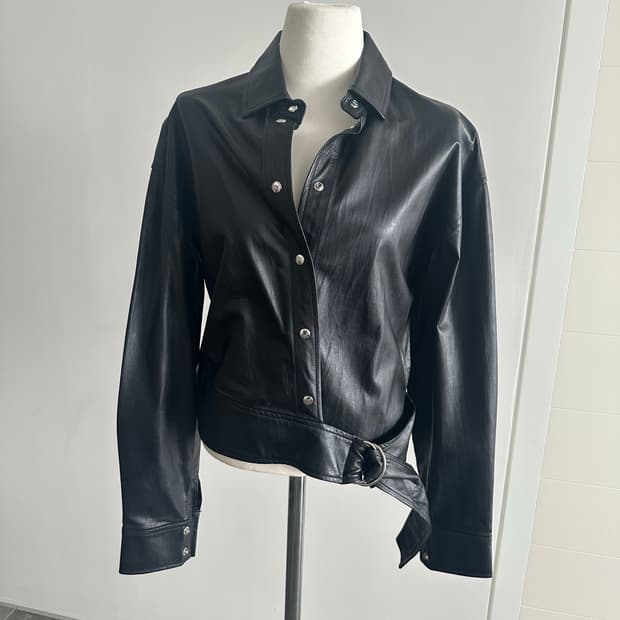 이로 Iro 양가죽 셔츠 (리얼 양가죽) 