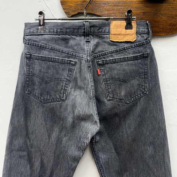 80s USA Levi’s 501 Hickory Stripe Denim