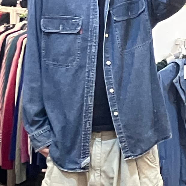 빈티지 90s 리바이스 데님셔츠 M