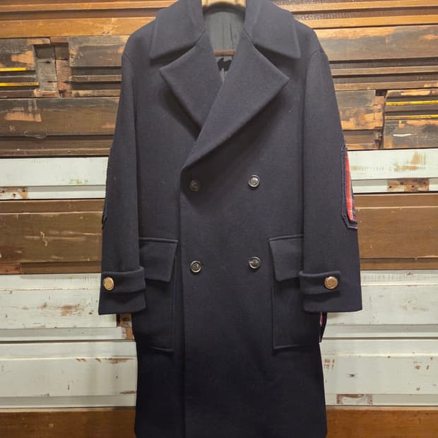 시스템 더블브레스티드코트 