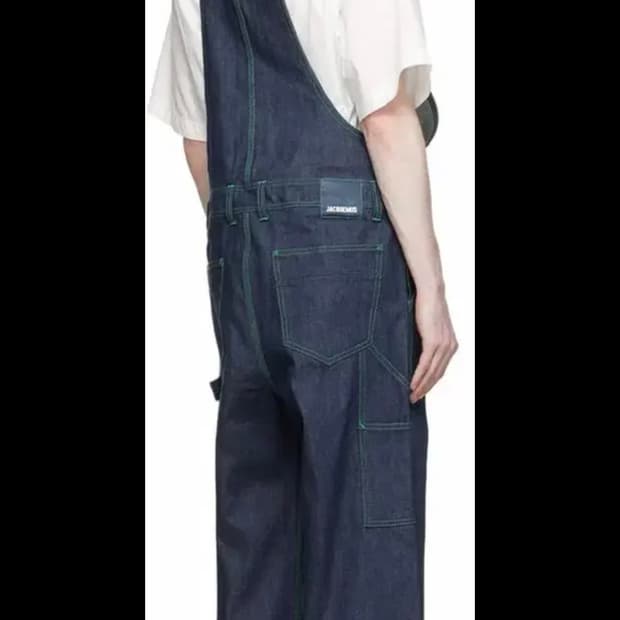 새상품 자크뮈스 데님 오버롤 