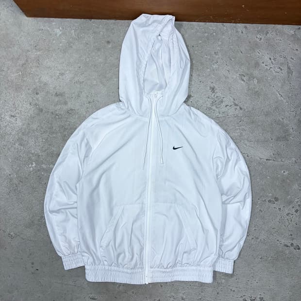 나이키 화이트 바람막이[2464]