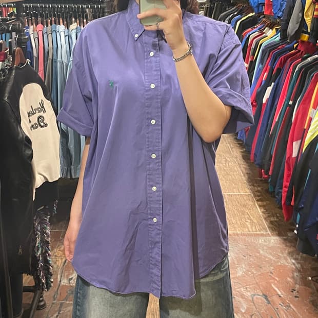 [HI] 폴로 반팔셔츠 퍼플