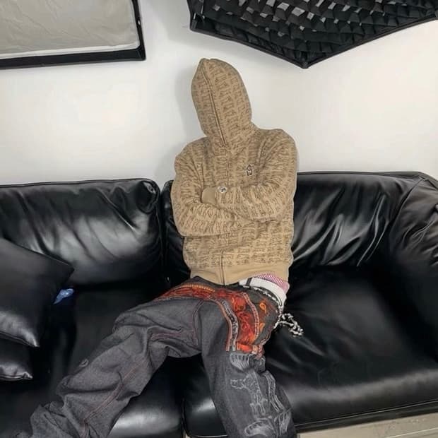 BBC 아이스크림  x HUF 김프 후디 집업