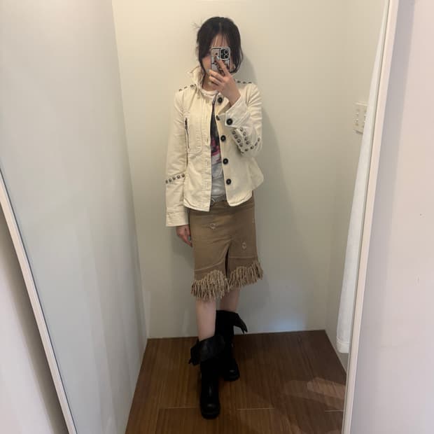 Zadig & Voltaire Punk Studded jacket