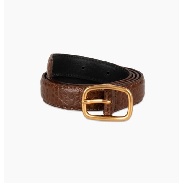 Narrow Belt_Brown(Croco)