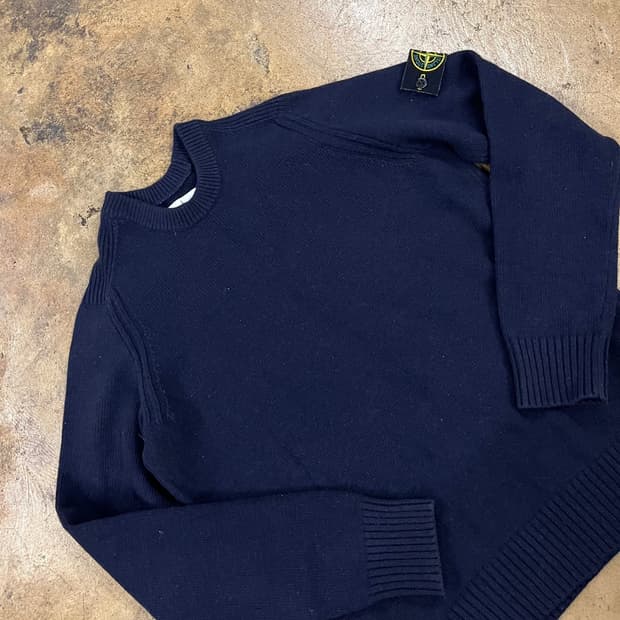 [정품/S] 스톤아일랜드 네이비 니트 b19