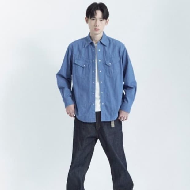 홈그로운서플라이(HGS) 데님 셔츠, S